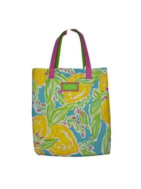 Lily Pulitzer Tote Bag medium Floral w Pink - Estée Lauder co-branded